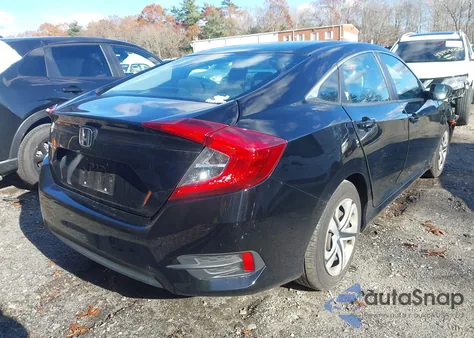 2017 Honda Civic Lx из США, поврежденный, VIN 19XFC2F54HE232328